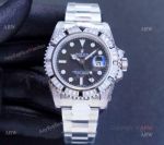 Swiss Grade Replica Rolex GMT Master ii GMT Rainbow Diamond Bezel Men Watches